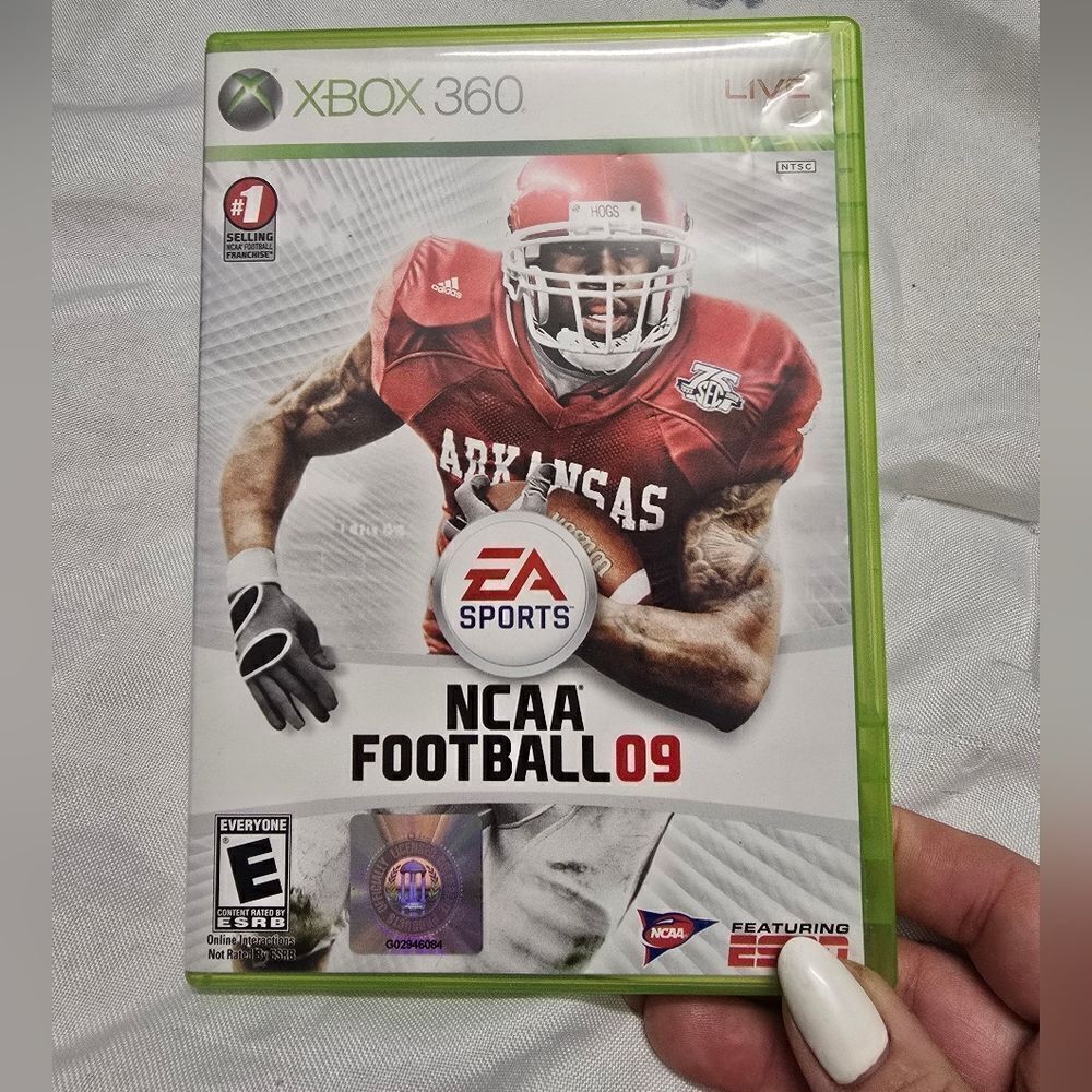 NCAA FOOTBALL 09 (Microsoft Xbox 360, 2008) COMPLETE